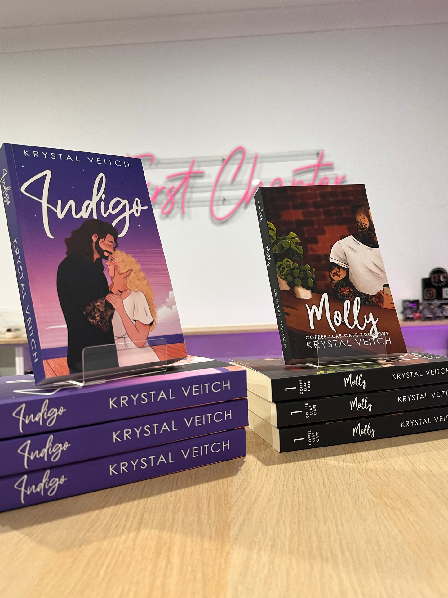 Krystal Veitch books - Indigo or Molly