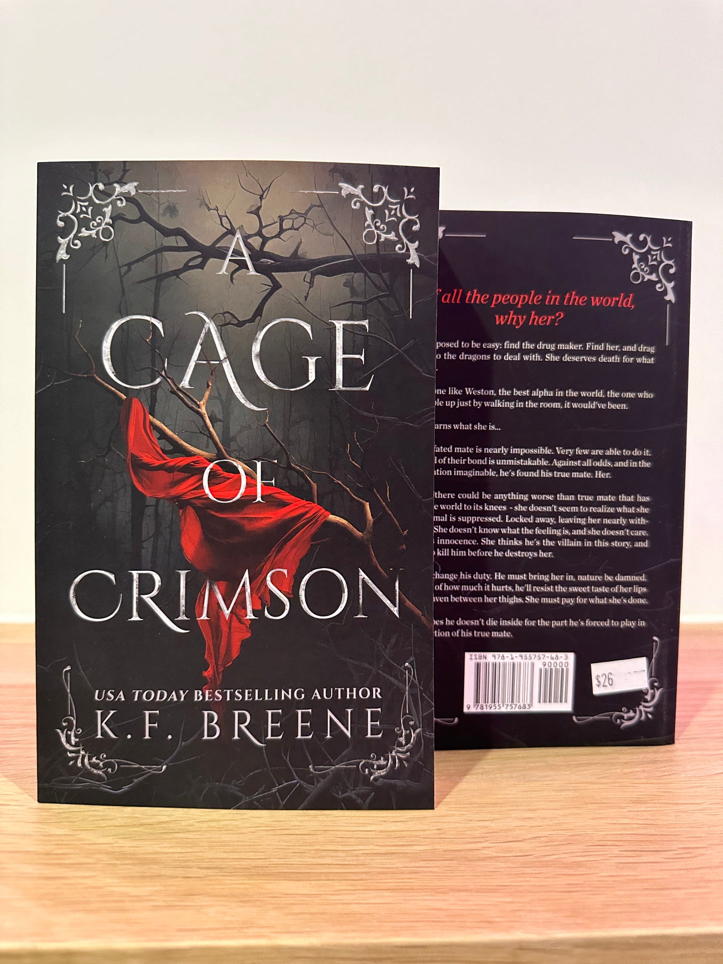 A Cage of Crimson (Deliciously Dark Fairytales Book 5) by K.F. Breene