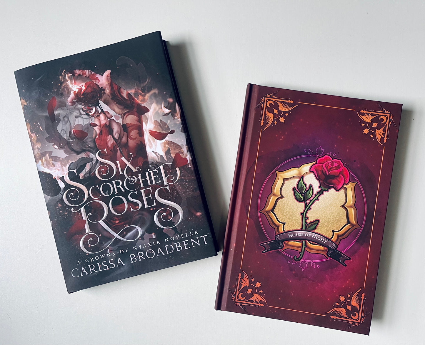 Crowns of Nyaxia series HARDCOVER by Carissa Broadbent