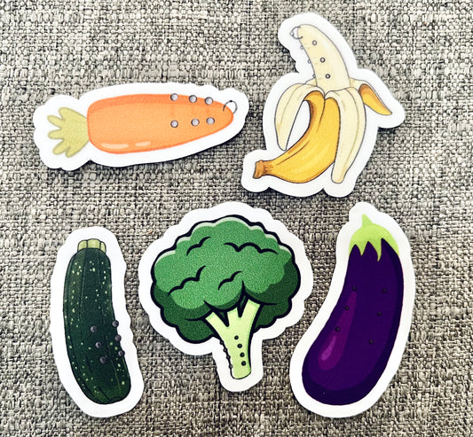 RARE - Jacobs fruit & veg stickers EACH