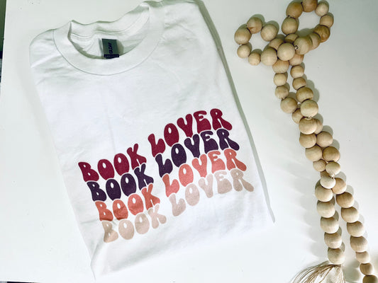 RARE - t shirts book lover white