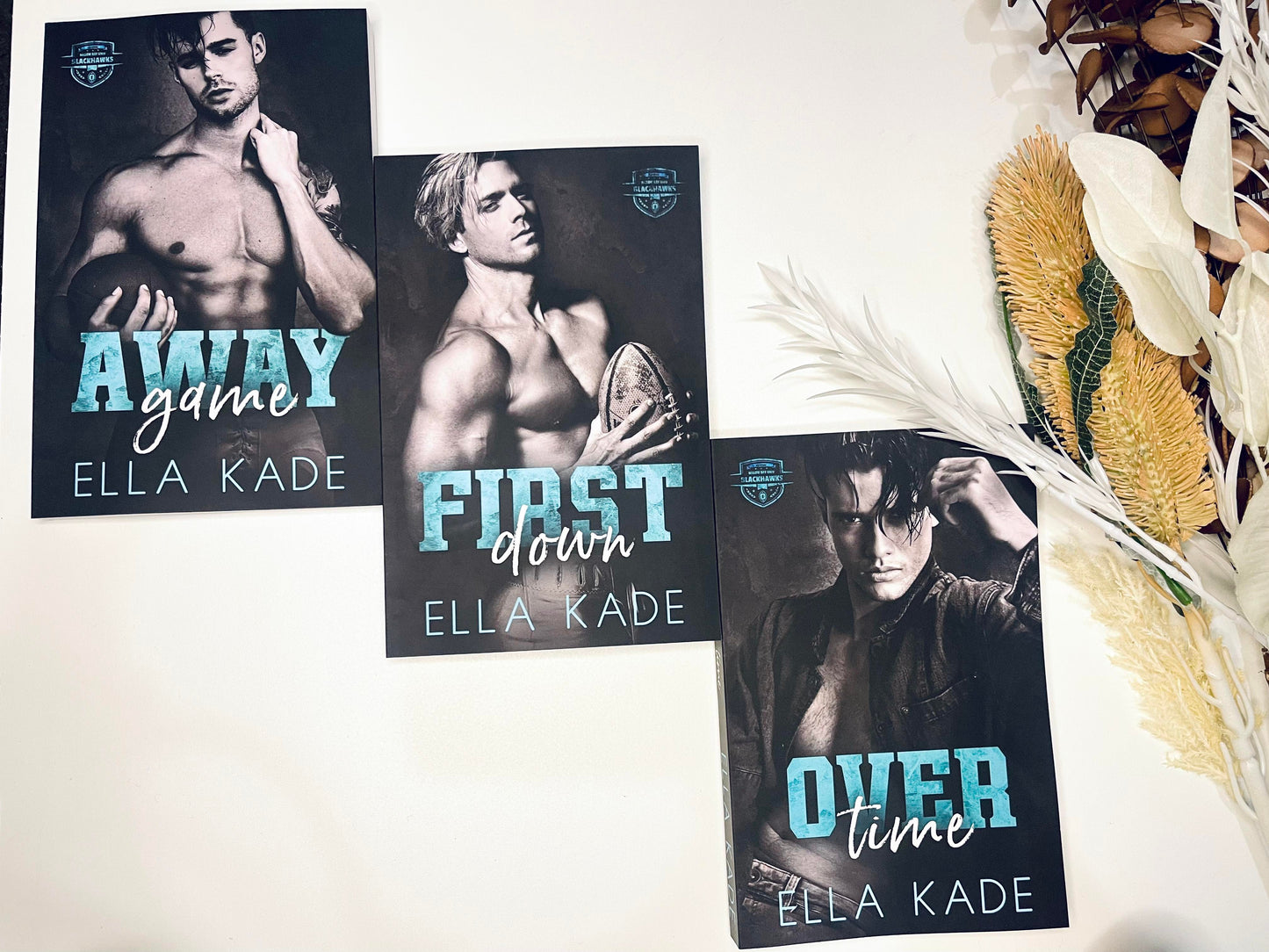 Willow Bay series - Away Game, First Down, Over Time by Ella Kade