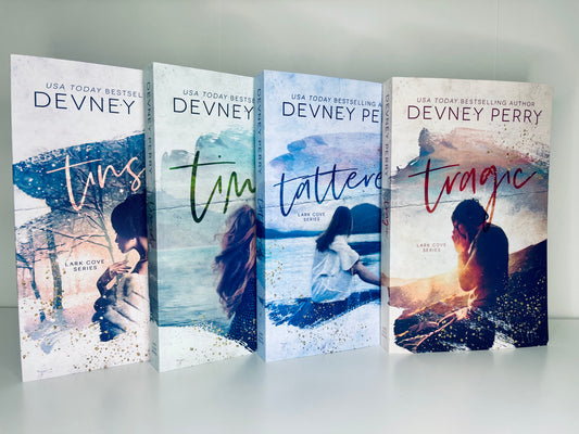 Tattered, Timid, Tragic, Tinsel (Lark Cove series) by Deveny Perry
